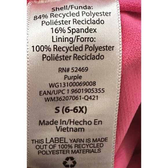 Set of Two Girls One Piece Swimsuits Wonder Nation & Okami Sz 6 Multicolor - Picture 10 of 10